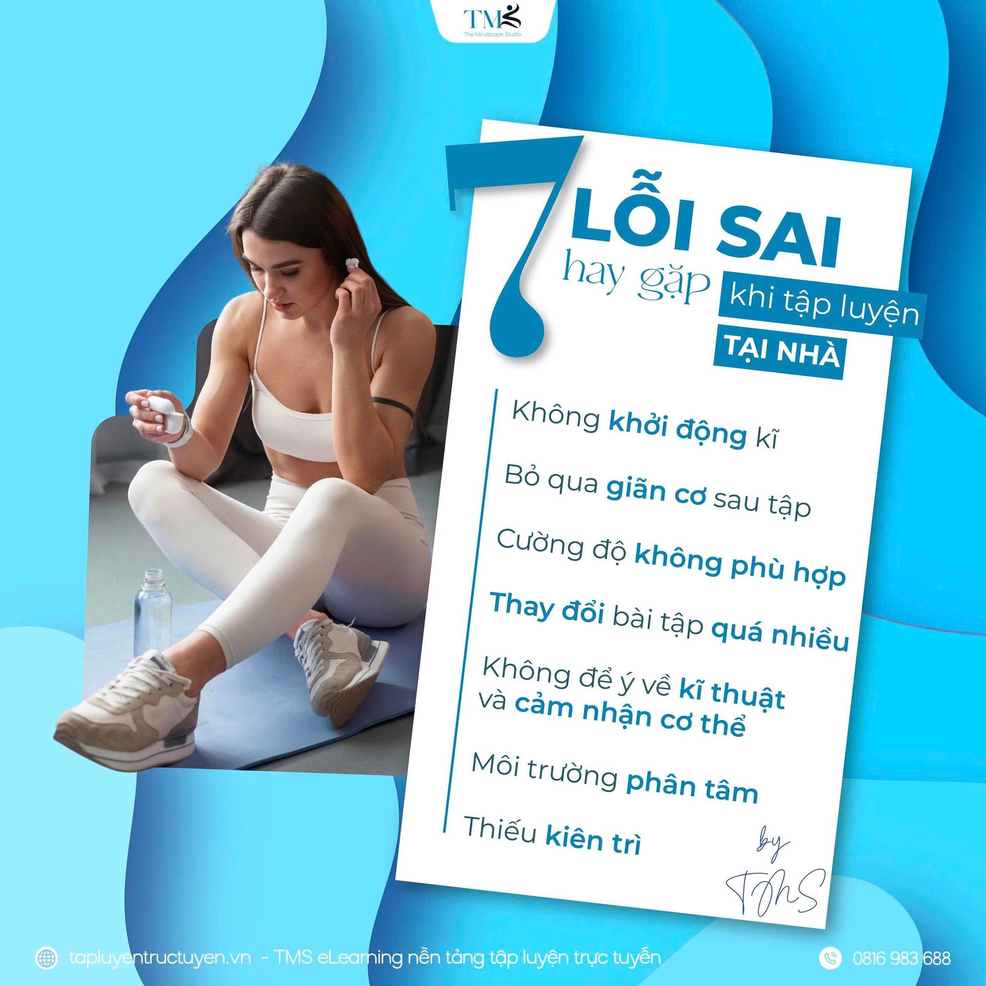 7 lỗi sai hay gặp khi tập luyện tại nhà 