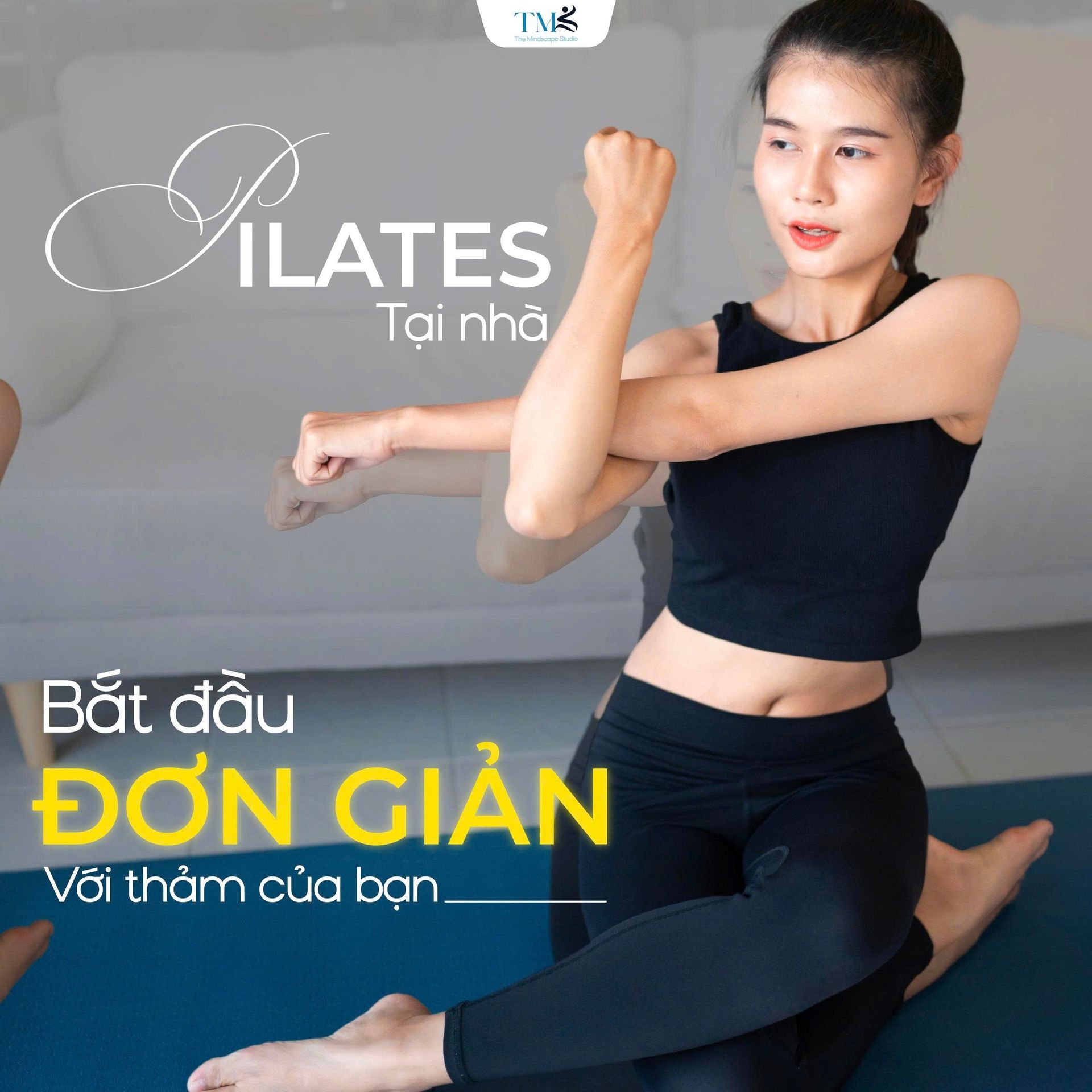 Bắt đầu với pilates thảm tại nhà