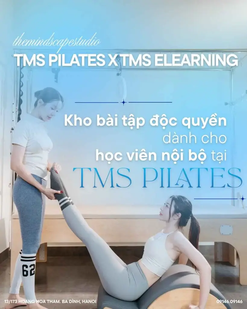 [Độc quyền TMS]-Kho bài tập Pilates tại nhà